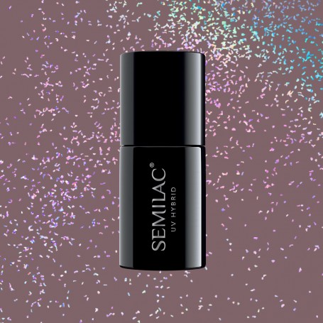 Semilac nº322 - Shimmer Dust Brown