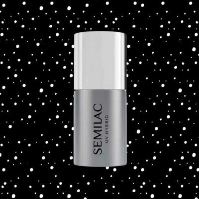 Semilac Top No Wipe White Sprinkles T19 - 7ml