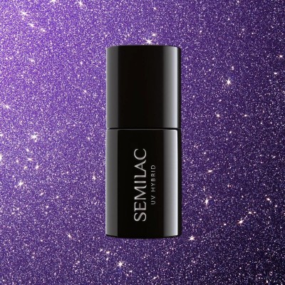 Semilac nº329 Magnetic Glow Cat Eye - Brave Violet