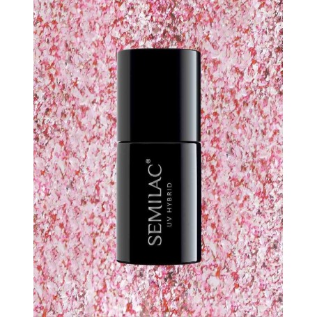 Semilac nº295 - Peach Pink Shimmer